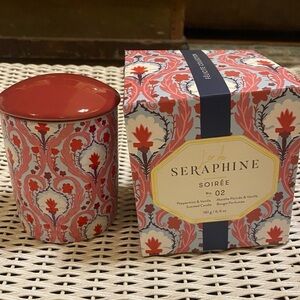 L'or de Seraphine "Soirée" Luxury Ceramic Candle Peppermint & Vanilla 6.4oz
